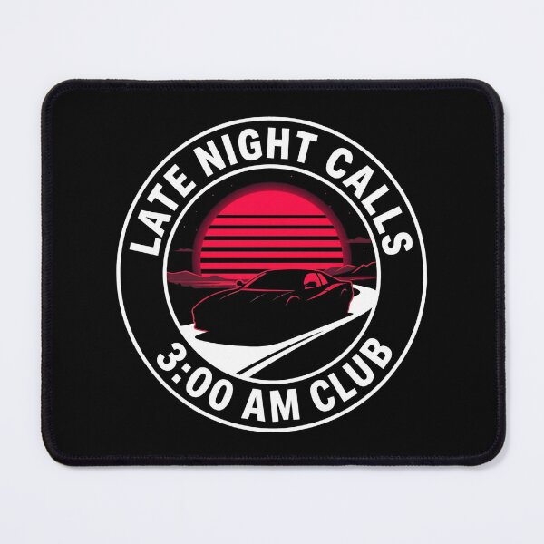 Item preview, Synthwave 80s Retro Car Late Night Calls Graphic designed and sold by SplashTastic.