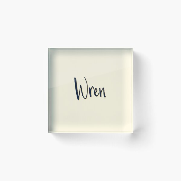 Item preview, WREN personalized type design designed and sold by CharlottePlaceArt.