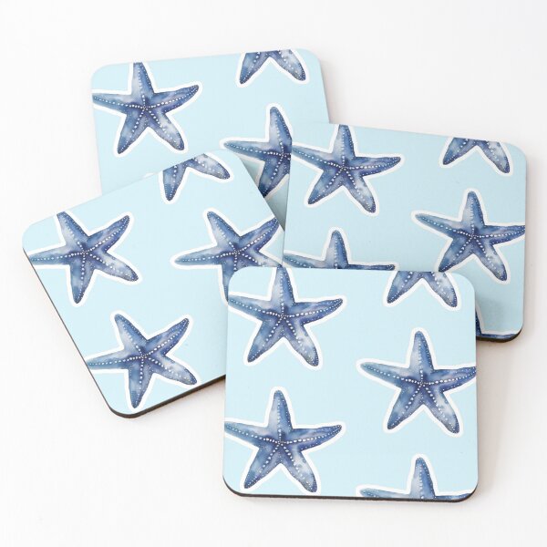 Item preview, Blue starfish designed and sold by Little Sketch Co..