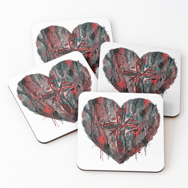 Item preview, Abstract Cross Carved Into Tree Heart designed and sold by LibertyForge-Co.