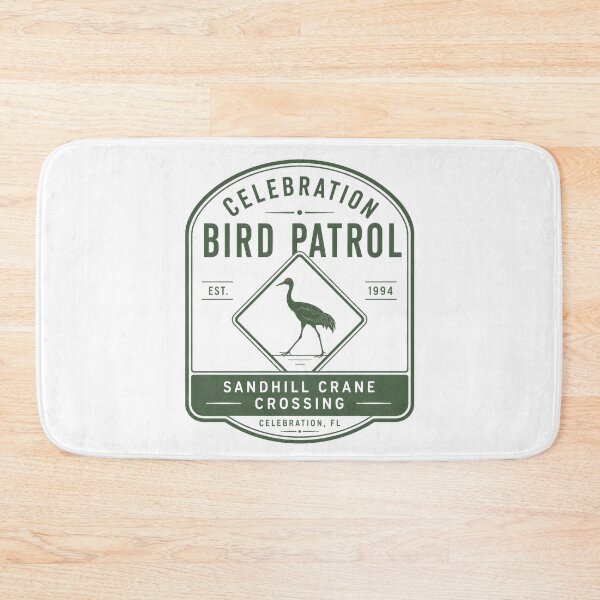 Item preview, Celebration, Florida Bird Patrol Sandhill Crane Crossing Sign designed and sold by pixiedustpaint.