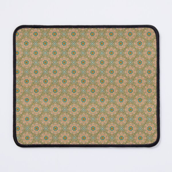 Item preview, Turkish Floral Ornament Teal and Brown Iznik Pattern designed and sold by SplashTastic.
