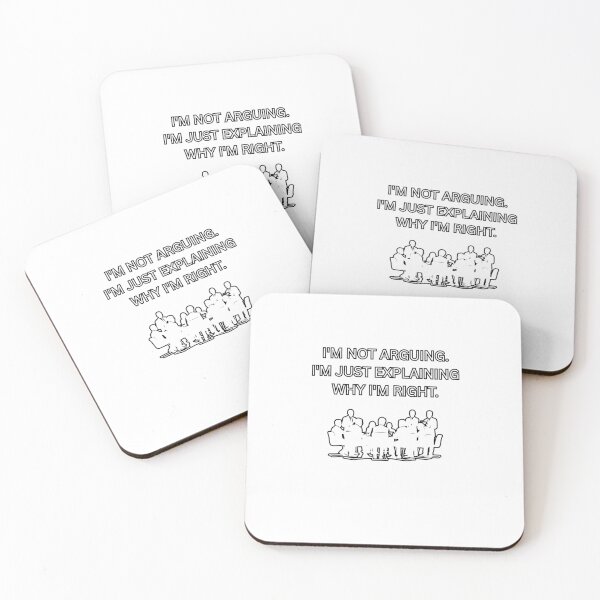 Item preview, Funny Office Humor I'm Not Arguing Sarcastic Quote designed and sold by DailyStickerLab.