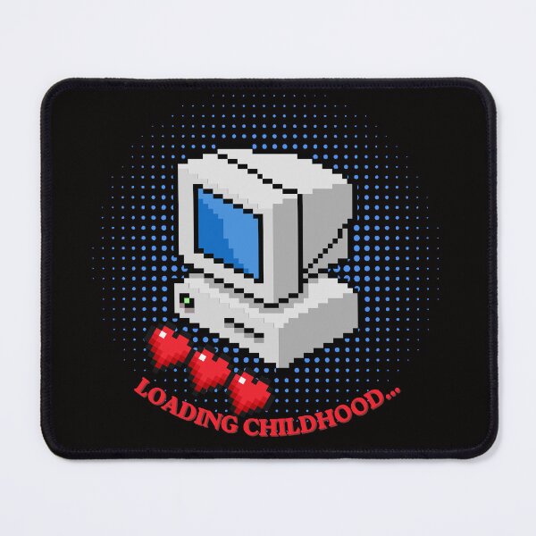 Item preview, Loading Childhood – Retro Computer Pixel Art Nostalgia Design designed and sold by Tadeusz1.