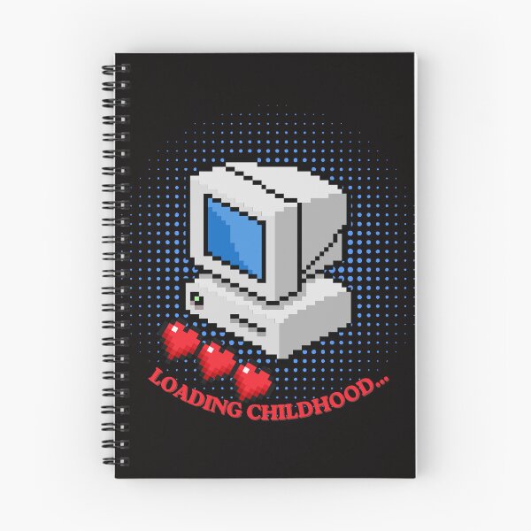 Item preview, Loading Childhood – Retro Computer Pixel Art Nostalgia Design designed and sold by Tadeusz1.
