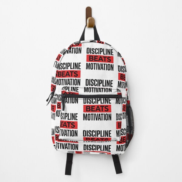 Item preview, Discipline triumphs over motivation – Typography design designed and sold by Ahmedsyde.
