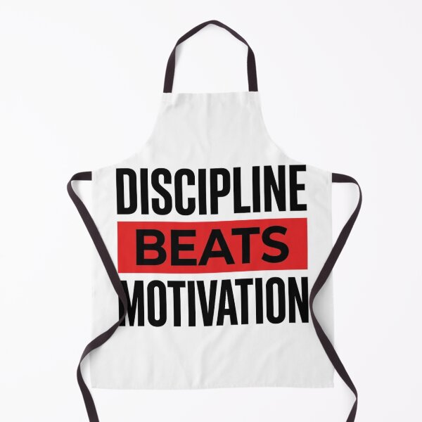Item preview, Discipline triumphs over motivation – Typography design designed and sold by Ahmedsyde.