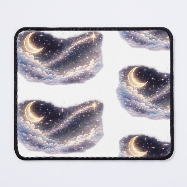 Item preview, Celestial Moon & Twinkle Stars designed and sold by Ishratparween11.