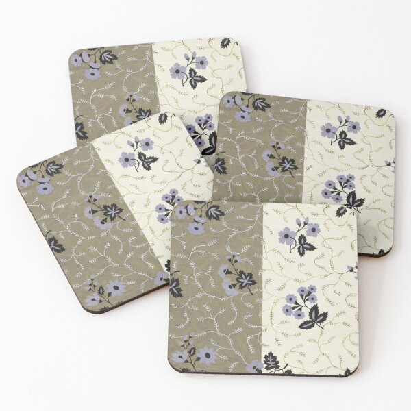 Item preview, Vintage Purple Floral Textile Pattern, Two Colorway Design designed and sold by Ariadne-Creates.
