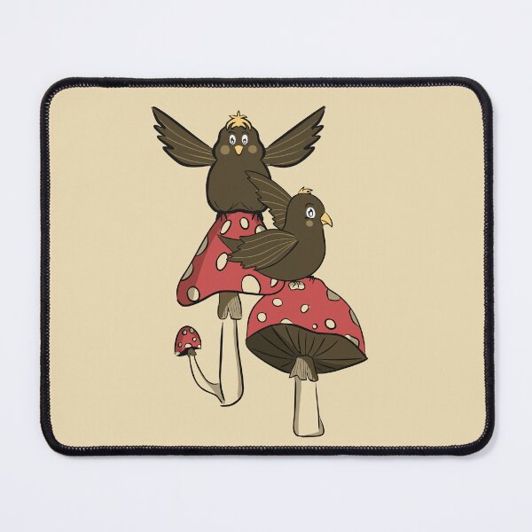 Item preview, Enchanted birds and mushrooms designed and sold by Fiorart Studio .