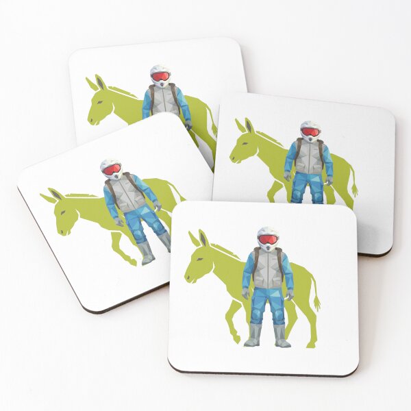 Item preview, Adventure Rider & His Trusty Donkey. MotoDonkey Series Sticker designed and sold by Piss Take .