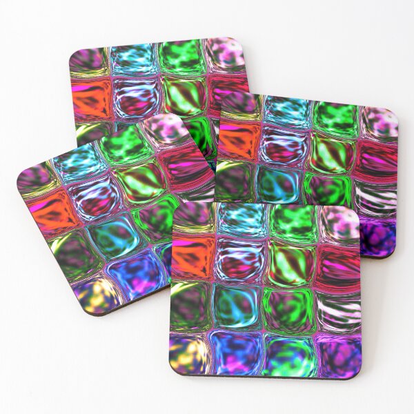Item preview, Glass Color Squares  designed and sold by Troy’s In The Attic.