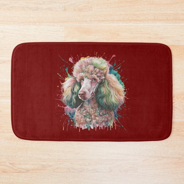 Item preview,  Colorful Watercolor Poodle  designed and sold by Menlbear.