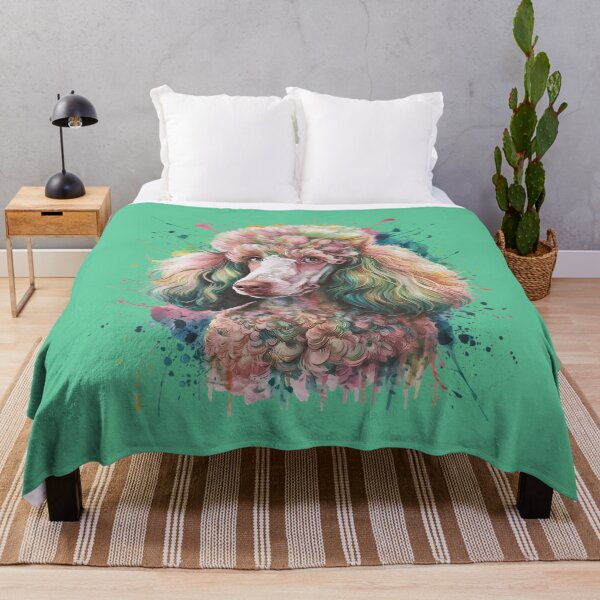 Item preview,  Colorful Watercolor Poodle  designed and sold by Menlbear.