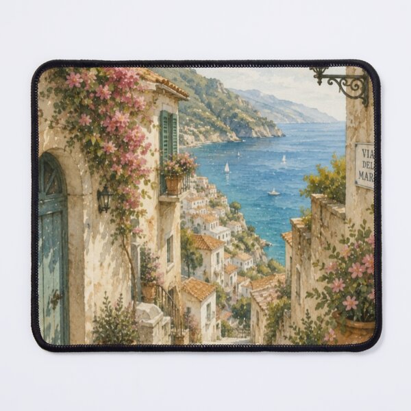 Item preview, Floral Path to the Blue Horizon designed and sold by RoseCraft Atelier.