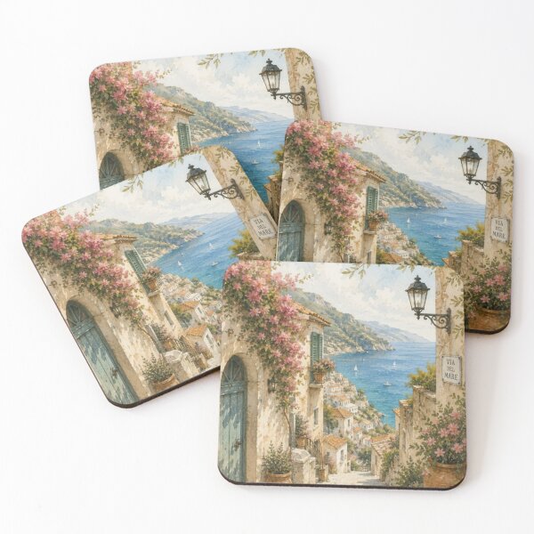 Item preview, Floral Path to the Blue Horizon designed and sold by  RoseCraft Atelier.