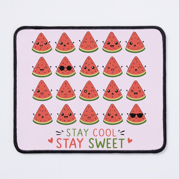 Item preview, Stay Cool Stay Sweet Watermelons Kawaii National Watermelon Day designed and sold by charlypicazo.