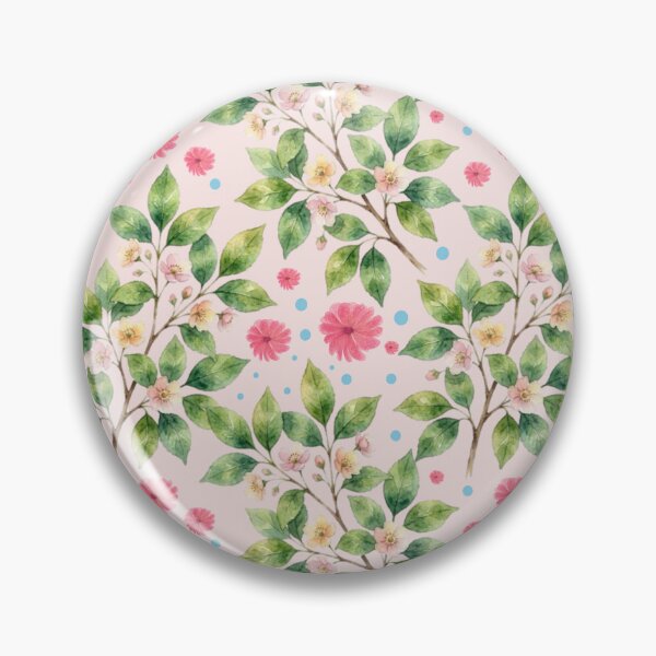 Item preview, Watercolor Blossom Branch Floral Pattern designed and sold by HopeAndHustle.