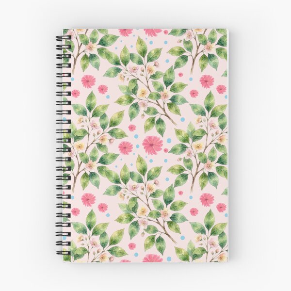 Item preview, Watercolor Blossom Branch Floral Pattern designed and sold by HopeAndHustle.
