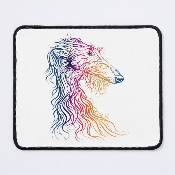 Item preview, Scottish colorful deerhound designed and sold by aghnadarragh.