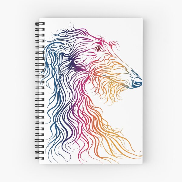 Item preview, Scottish colorful deerhound designed and sold by aghnadarragh.