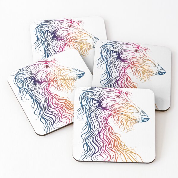 Item preview, Scottish colorful deerhound designed and sold by aghnadarragh.