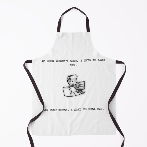 Item preview, Funny Programmer Meme Code Doesn't Work Computer Science designed and sold by DailyStickerLab.