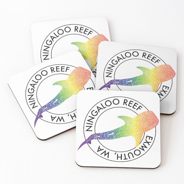 Item preview, Ningaloo Reef Whale Shark - Rainbow designed and sold by SeaLarkArt.
