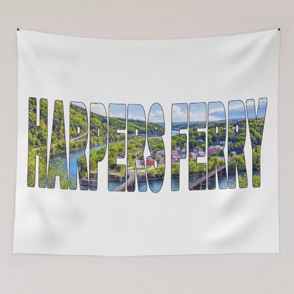 Item preview, HARPERS FERRY -West Virginia from Maryland Heights Lookout Rivers designed and sold by Adam Gormley.