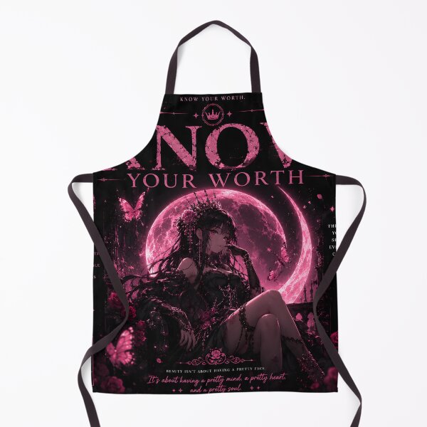 Item preview, Anime Girl Know Your Worth Feminine Power Inspirational Aesthetic Design designed and sold by ArtsyGlaze.
