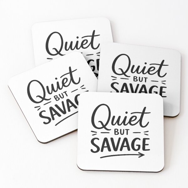 Item preview, Quiet but Savage designed and sold by ShaniquArt.