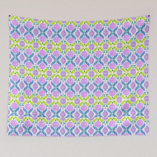 Item preview, Watercolor Islamic Geometric Pattern designed and sold by Zaya_art.