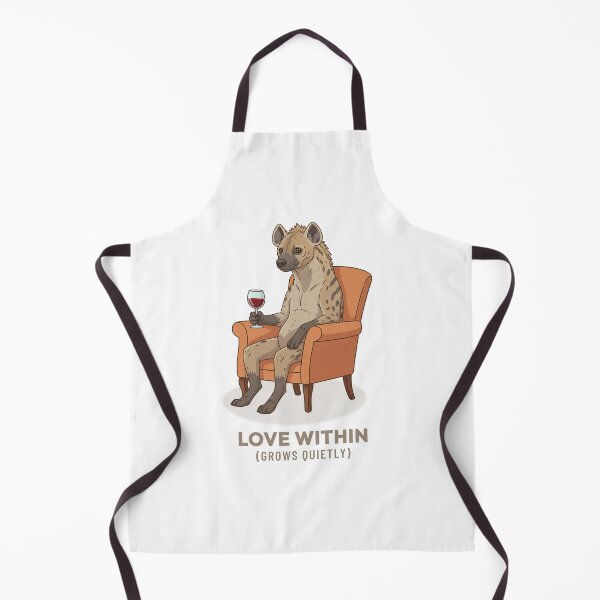 Item preview, Hyena Drinking Wine Vintage Art Design designed and sold by Cozy Vintage Animal.
