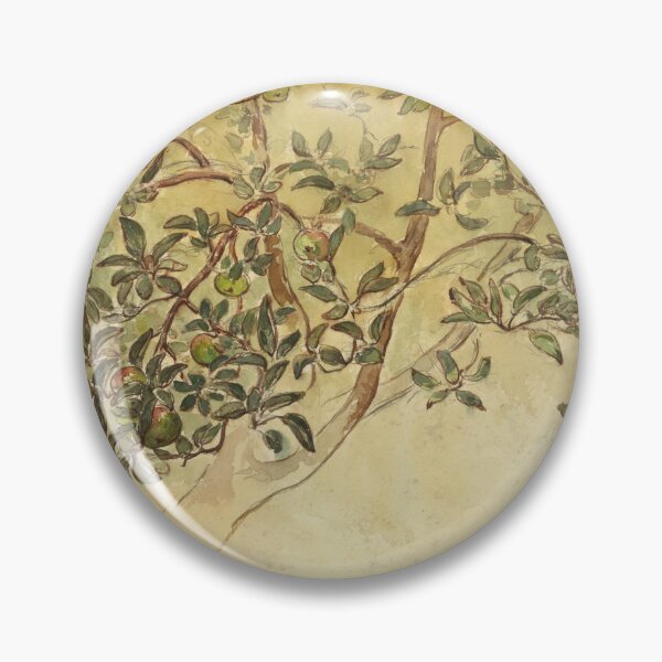 Item preview, Apple Branch Watercolor, Vintage designed and sold by Ariadne-Creates.