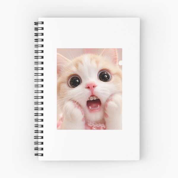 Item preview, Shocked Kitten With Braces designed and sold by LovelyCatGalaxy.