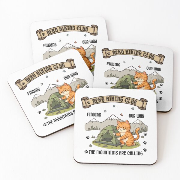 Item preview, Neko Hiking Club - Camping Edition Cat Outdoor Adventure designed and sold by tnwbank.