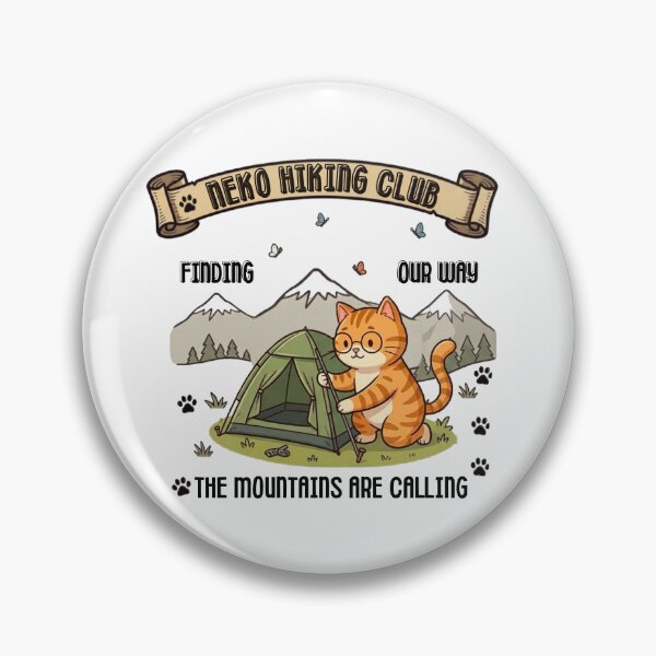 Item preview, Neko Hiking Club - Camping Edition Cat Outdoor Adventure designed and sold by tnwbank.
