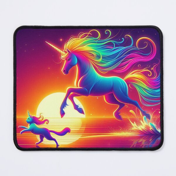 Item preview, Unicorn and unicorn fantasy cat – Whimsical Funny Fantasy Design designed and sold by Dogandesighn.