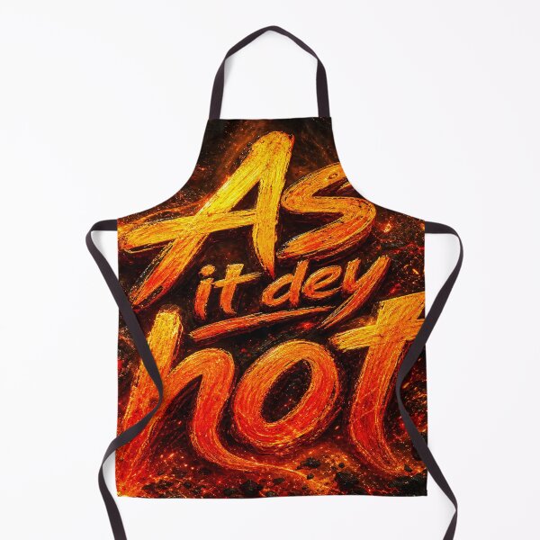 Item preview, As e dey hot  designed and sold by Odly Enough Arts.