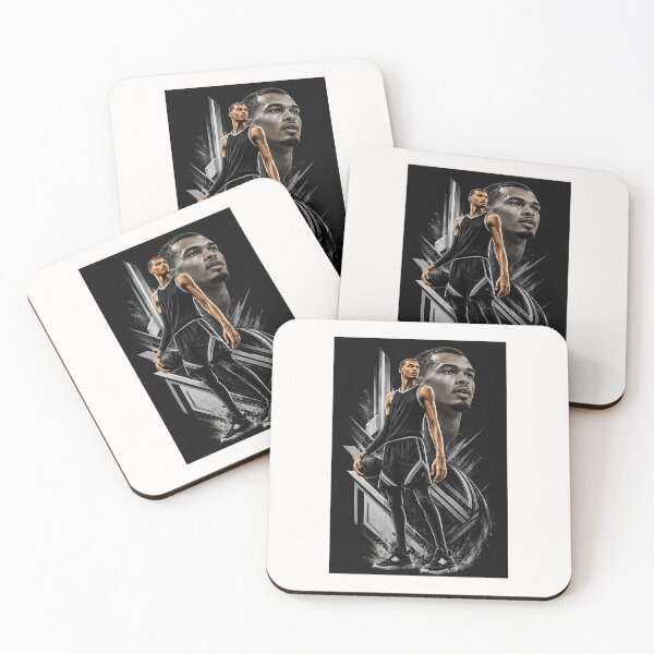 Item preview, Victor Wembanyama Black & Silver Portrait designed and sold by Wongkayznba.