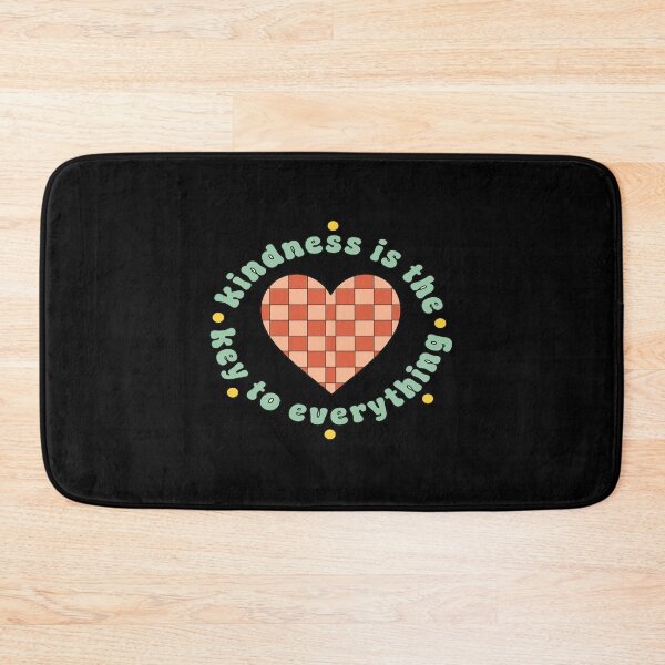 Item preview, Kindness Is the Key Retro Heart Design • Positive Quote Aesthetic • Feel‑Good Motivational Art designed and sold by Bright Nest Studio.