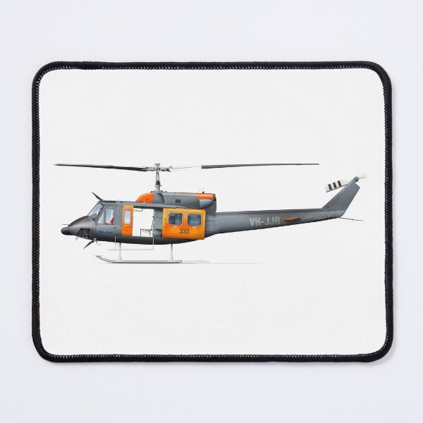Artikelvorschau, BELL 212 VH-JJR HELICORP entworfen und verkauft von Grubby Fingers Aircraft Illustration.
