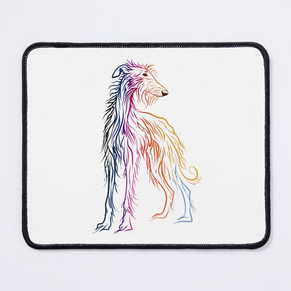 Item preview, Scottish colorful deerhound designed and sold by aghnadarragh.