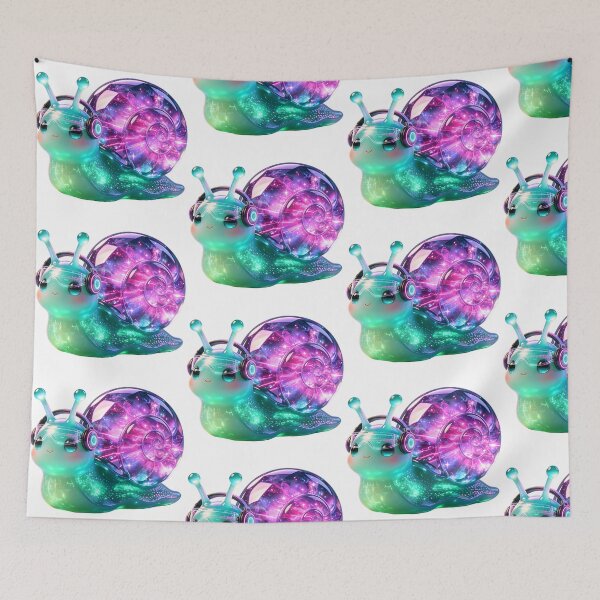 Item preview, Emerald Snail - Cyber Neon Future Glow Edition designed and sold by ABYSSLAB.