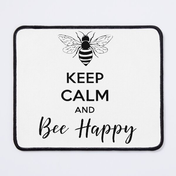 Item preview, Keep Calm and Bee Happy designed and sold by Boddicca.