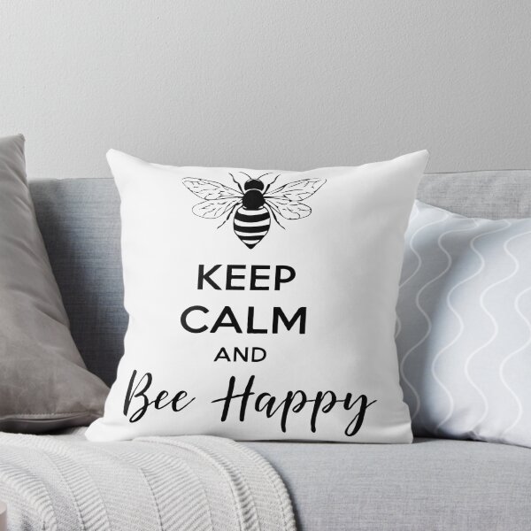 Item preview, Keep Calm and Bee Happy designed and sold by Boddicca.