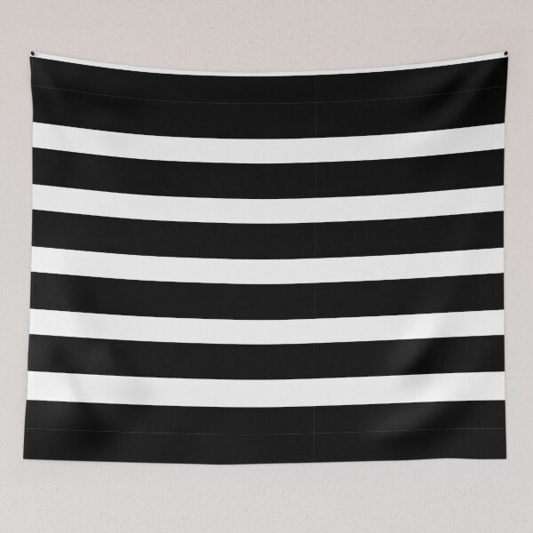Item preview, Bold Black and White Horizontal Stripes designed and sold by Zaya_art.