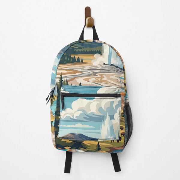 Item preview, Yellowstone National Park USA Travel Vintage designed and sold by RareDeerArt.
