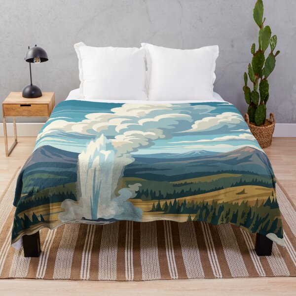 Item preview, Yellowstone National Park USA Travel Vintage designed and sold by RareDeerArt.