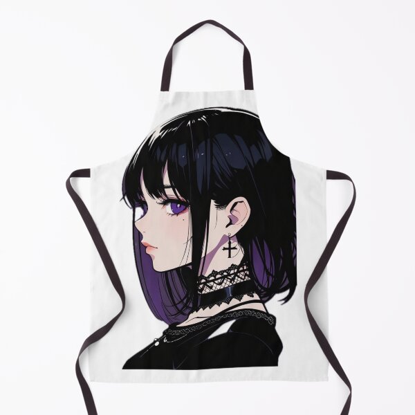 Item preview, Purple Eyes Goth Anime Girl Alternative Aesthetic designed and sold by AnimDream .